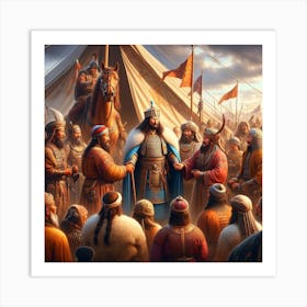 Genghis Khan Art Print