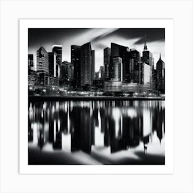 New York City Skyline 16 Art Print