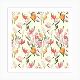 Floral Pattern 5 Art Print