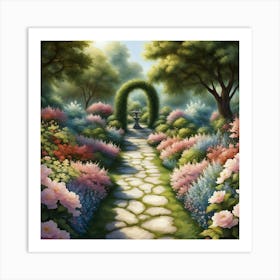 Garden Path 12 Art Print