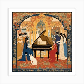 Chinese Music Art Print