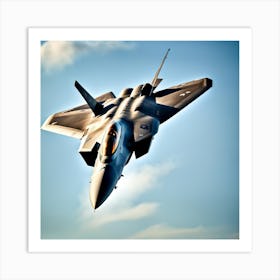 F-22 Fighter Jet Art Print