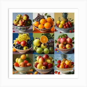 Fruit Bowls 1 Art Print