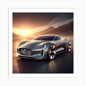 Jaguar I-Type Concept 2 Art Print