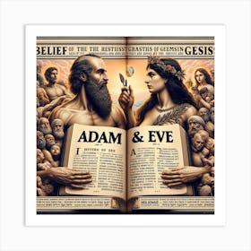 Adam And Eve 6 Art Print