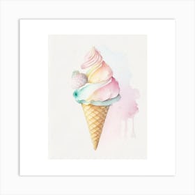 Ice cream print 4 Art Print