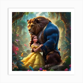 Beauty And The Beast Art Print