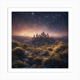 Dreamlike castle Art Print