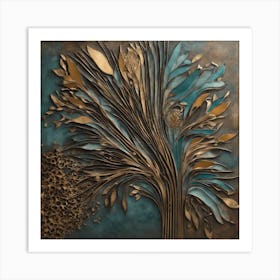 Abstract Tree Wall Art Art Print