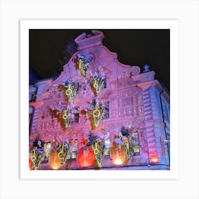 Christmas Lights In STRASBURG Art Print