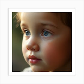 Portrait Of A Child Art Print