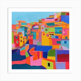 Abstract Travel Collection Lima Peru 1 Art Print