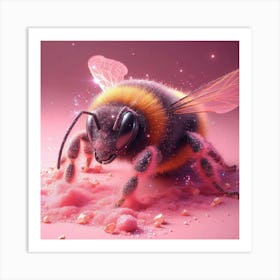 Bee In Pixie Dust Art Print