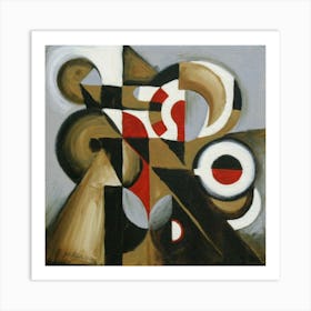 Abstract Painting Cubismo Abstract 12 Art Print