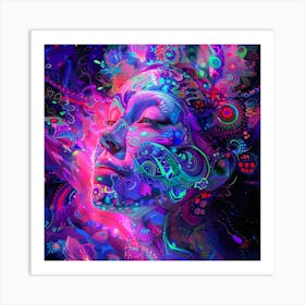 Psychedelic Painting 4 Art Print