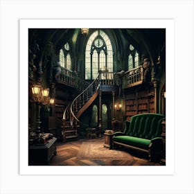 Library 6 Art Print