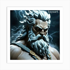 Greek God Art Print