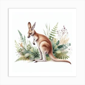 Kangaroo 1 Art Print