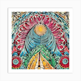 Psychedelic Painting Art Print