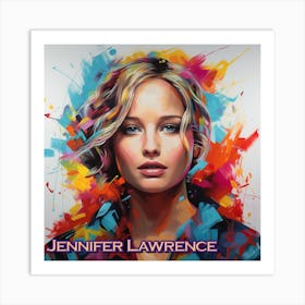 Jennifer Lawrence 3 Art Print