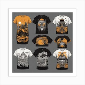 T - Shirt Collection Art Print