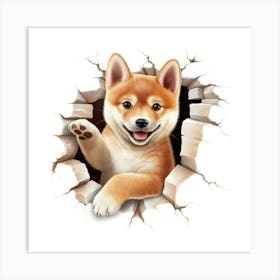 Shiba Inu Art Print