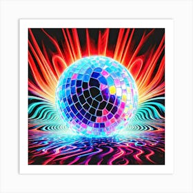 Disco Ball 2 Art Print