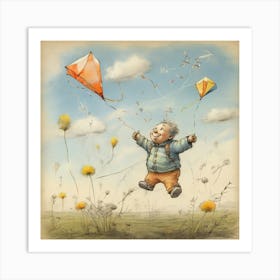 Kites 2 Art Print