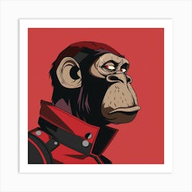 Ape Bored Art Print