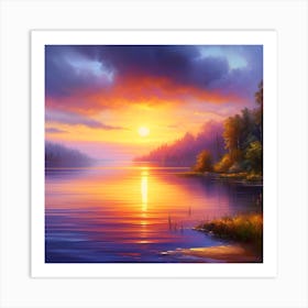 Sunset vibes Art Print