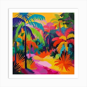 Colourful Gardens Fairchild Tropical Botanic Garden Usa 4 Art Print