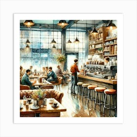 Coffee Shop Art Print