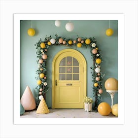 Yellow Door Art Print