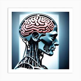 Brain Of A Robot 11 Art Print