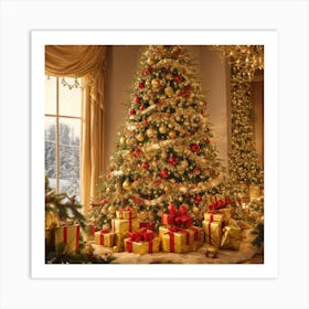 Christmas tree  Art Print