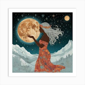 Full Moon Art Print