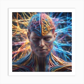 Human Brain 113 Art Print