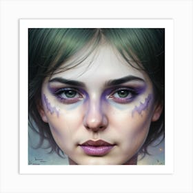 Portrait Of A Girl 1 Art Print