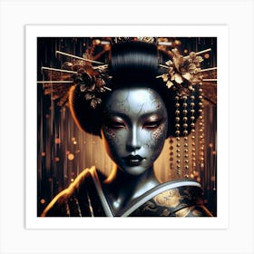 Japan Geisha Visual 97 Art Print