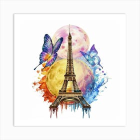 Paris Eiffel Tower 7 Art Print