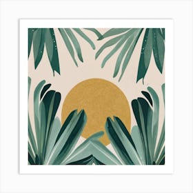 Tropical Sun Art Print