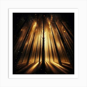 Dark Forest 24 Art Print