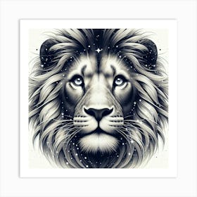 Lion Head 6 Art Print