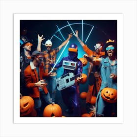 Halloween Party 2 Art Print