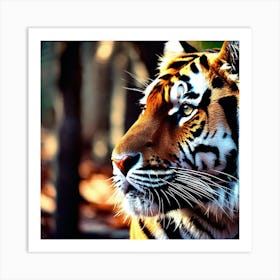 Tiger Wallpaper 2 Art Print