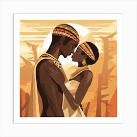 Egyptian Love Art Print