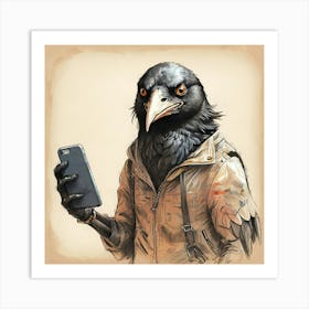 Crow! 8 Art Print