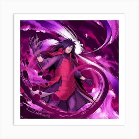 Uchiha Madara By Anvmadara Dexdyqz Fullview Art Print