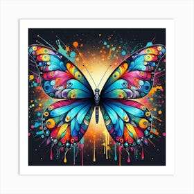 Butterfly Painting Art Print