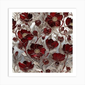 Floral pattern 6 Art Print